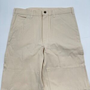 Stan Ray Painter Pants Men 34x30 Natural Double Knee Work Trousers USA NWT VTG